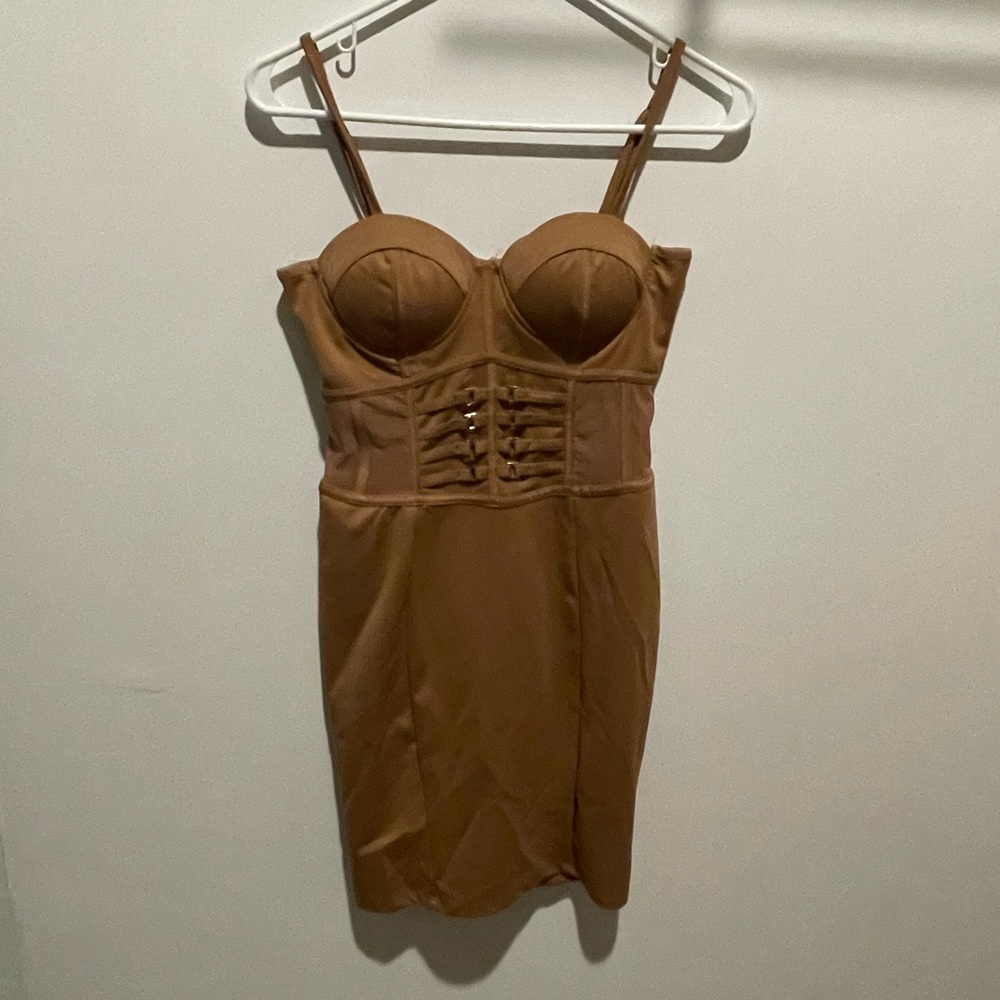 Charlotte Russe sexy brown dress